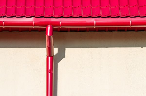 Barn Downspout Installation in Knightdale