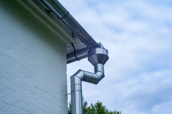 Metal Downspout Replacement in Knightdale