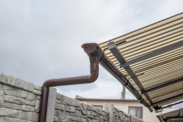 Plastic Downspout Installation in Knightdale