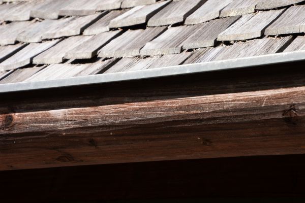 Wood Rain Gutter Installation in Knightdale