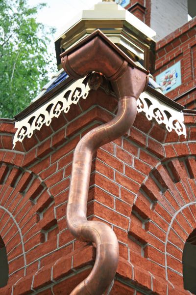 Church Downspout Installation in Knightdale